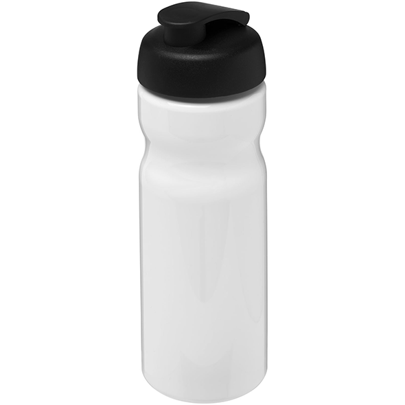 Bottiglia sportiva con flip cap di base H2O da 650 ml